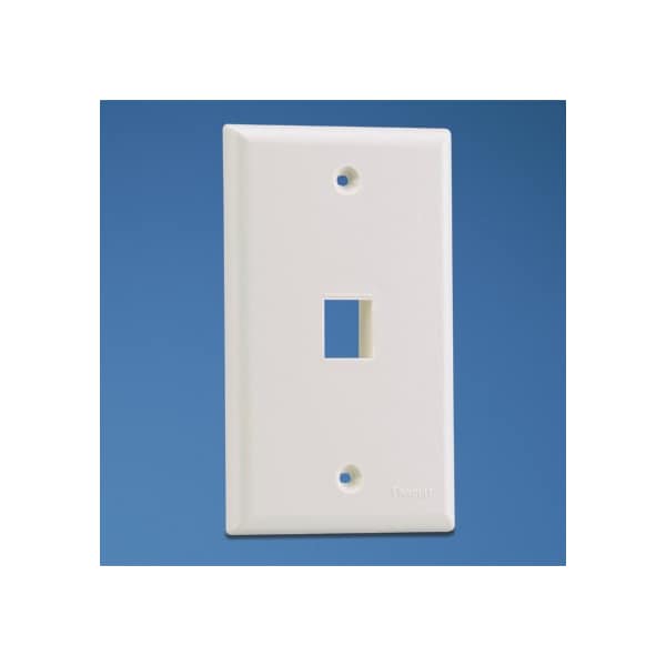 Panduit 1-Port, Single Gang, Flush Mount Face (10 Pack), 10PK NK1FNIG - main